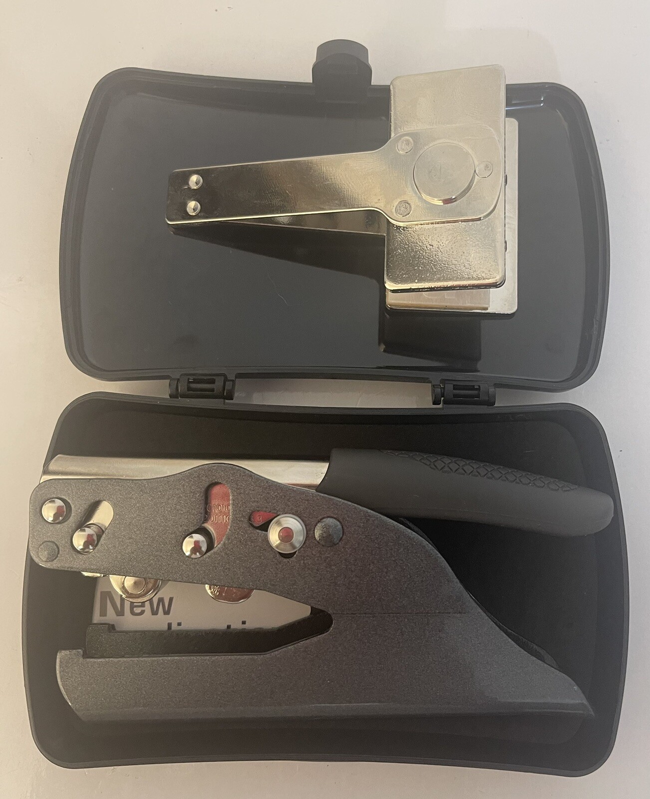 Shiny Model-EM Shiny Embossing Pocket Seal Tool Metal Black/Dark Gray Steel