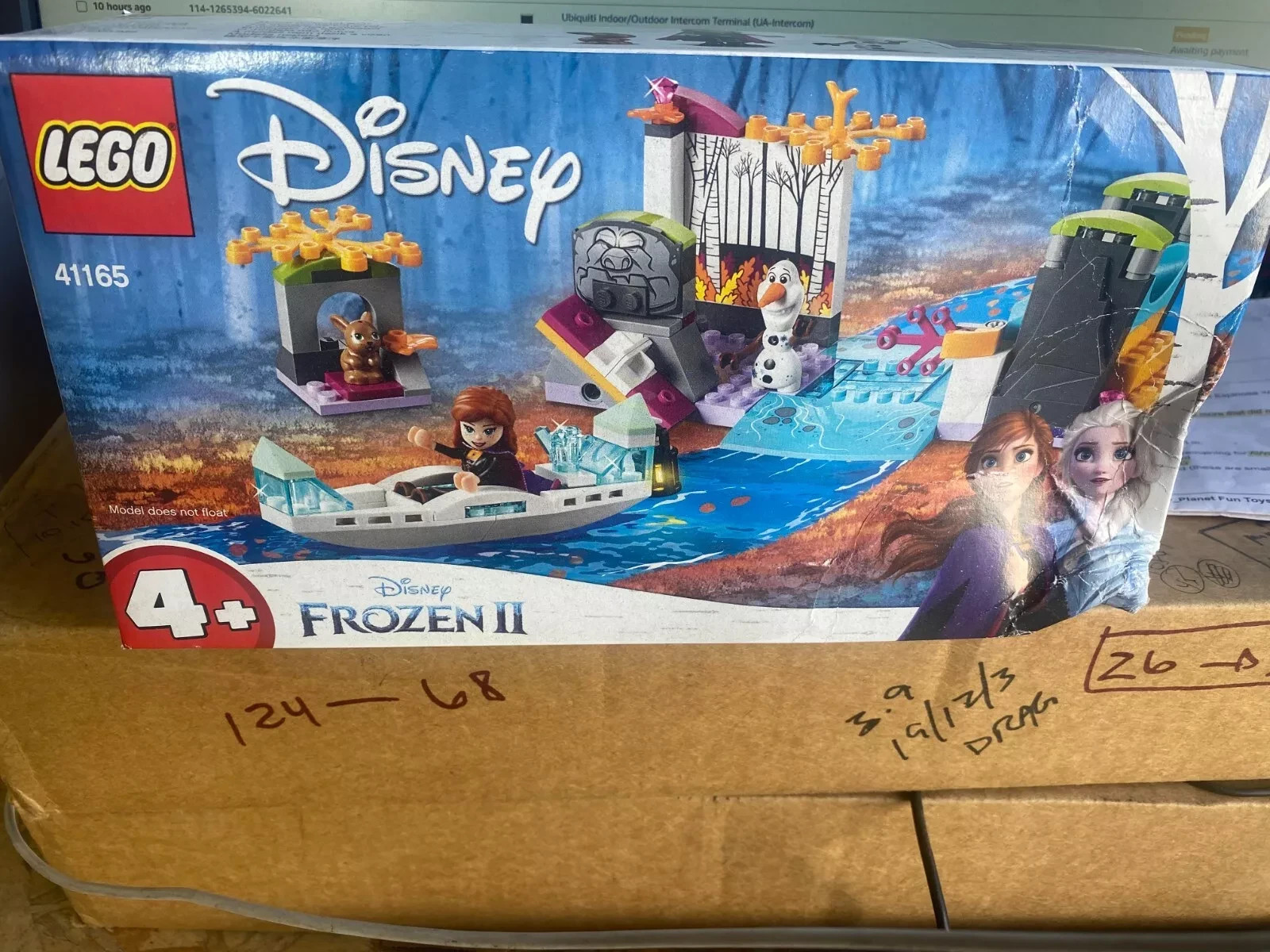 LEGO Disney Princess: Anna's Canoe Expedition (41165) Box damage new