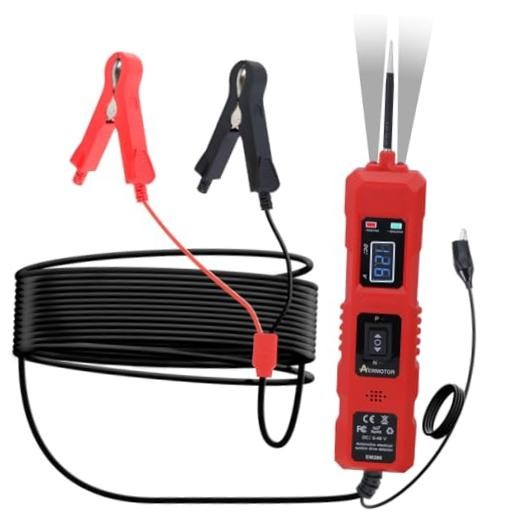 Multifunctional Car Circuit Tester Component Activation Electrical Tester 6 Red