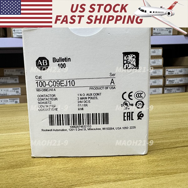 100-C09EJ10 Contactor New Factory Sealed Allen Bradley Free Shipping