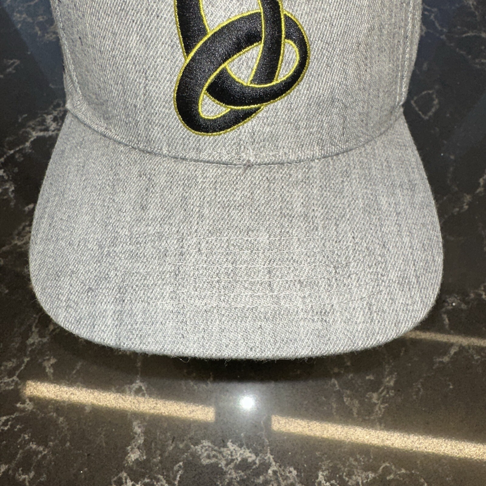 CIY.Com/Move Black Letter Logo on Heather Light Gray Hat Cap Snapback Snapback