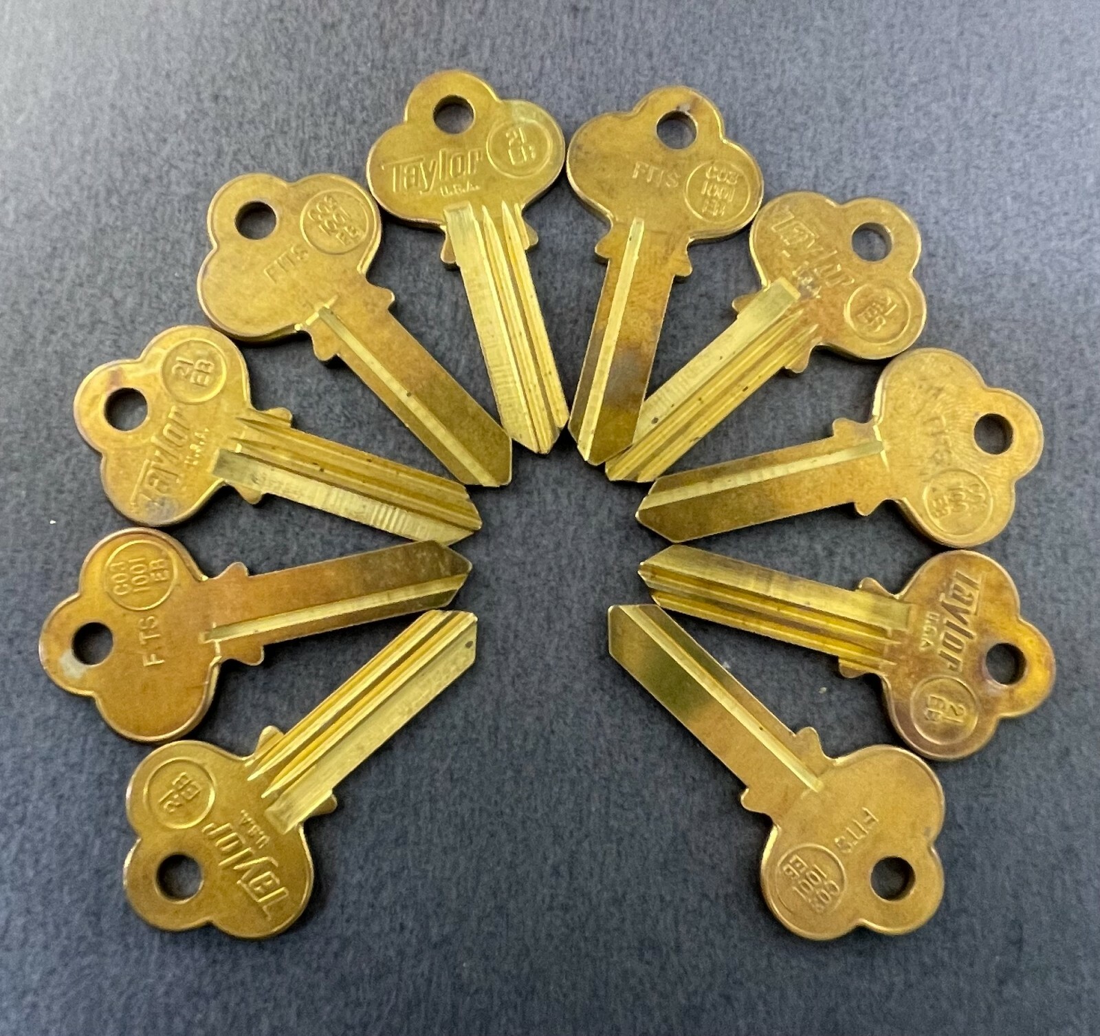 Lots of  CO3 1001EB 21EB 5CO2 COR-81 Type Key Blanks for Corbin