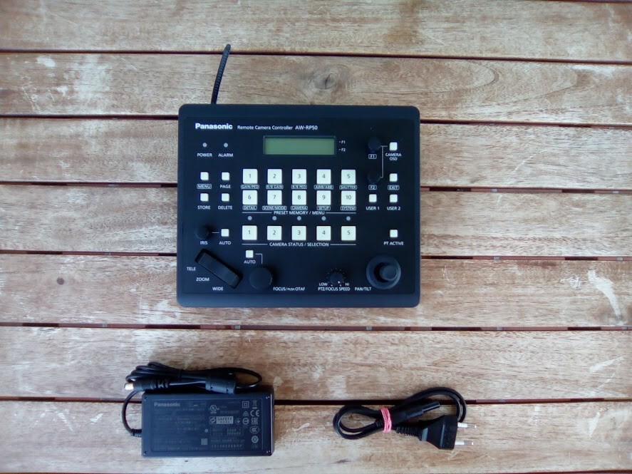 PANASONIC AW RP50 CONTROL PANEL CONTROLLER Pan Tilt Zoom REMOTE CAMERA IP CONTROLLER