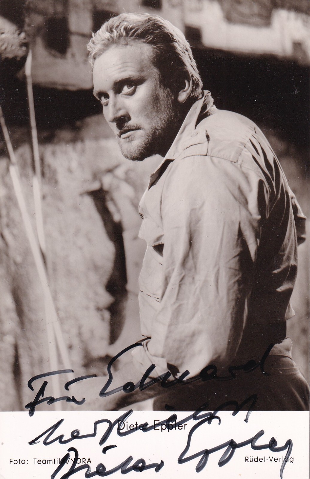 Dieter Eppler in "LANA - Queen of the Amazons" - Rüdel-Verlag - original signed