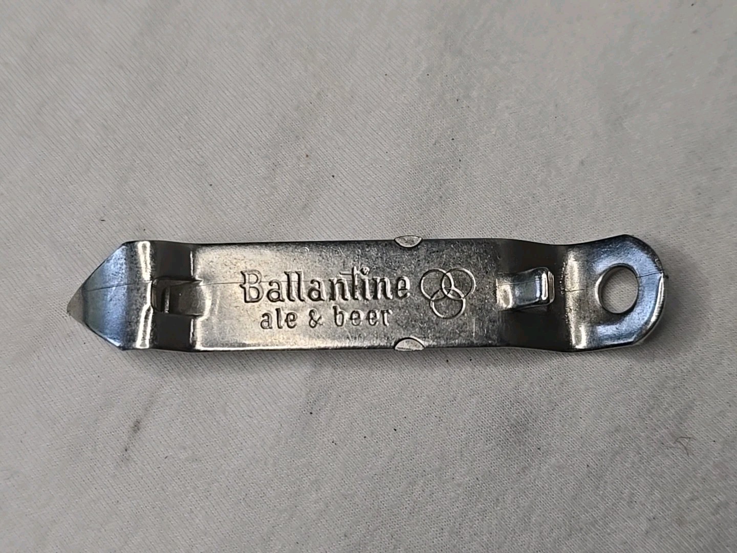 Vintage Ballantine Ale Beer Church Key Bottle Can Opener NOS Barware