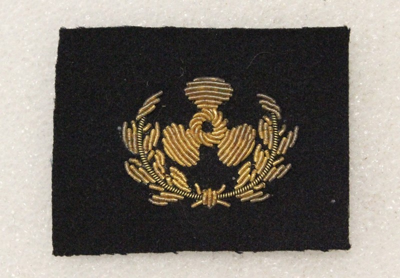 US Naval Sleeve Insignia 1186: Maritime Service, W.O. Machinist - single