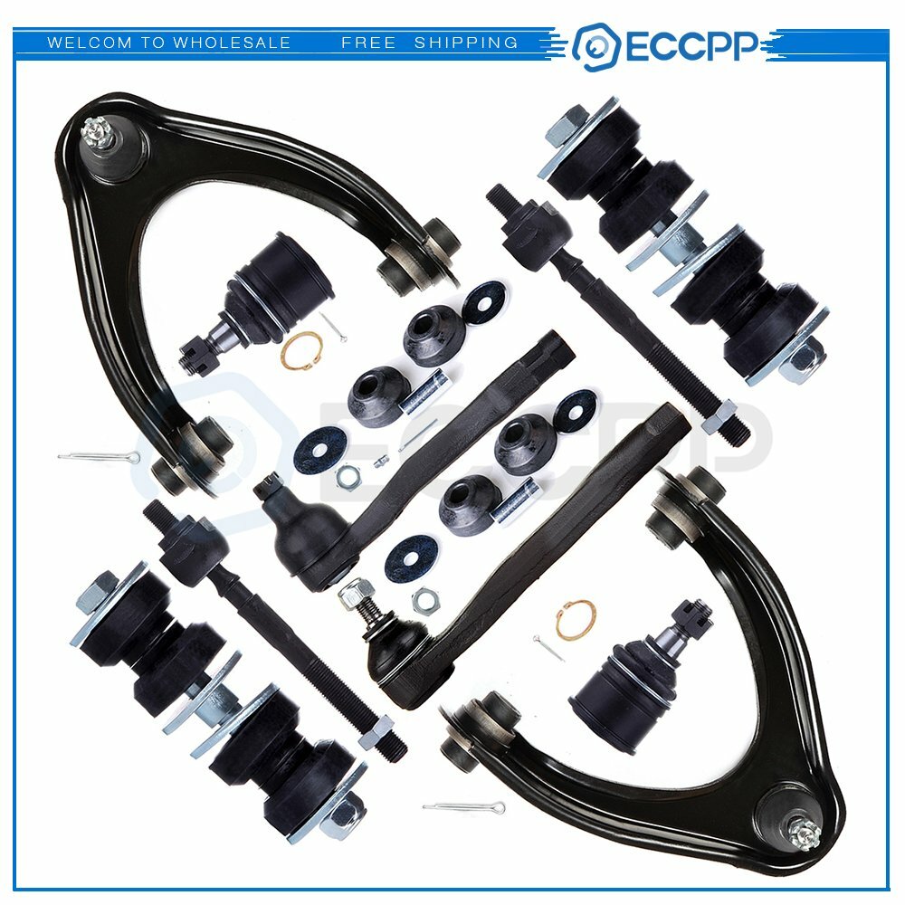 Complete 12x Front Ball Joints Control Arms Sway Bars Kit Fits 96-00 Honda Civic