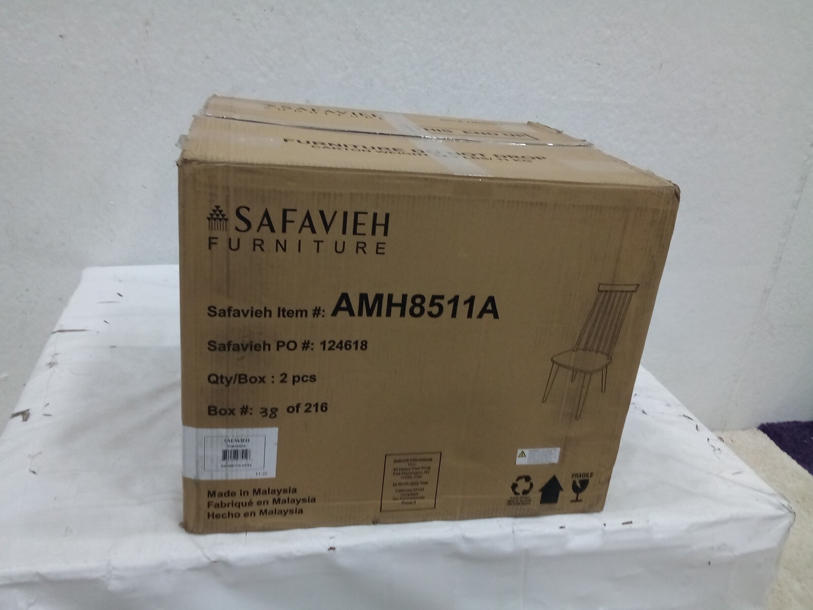 Safavieh Burris Side Chair, Reduced Price 2172716073 AMH8511A-SET2
