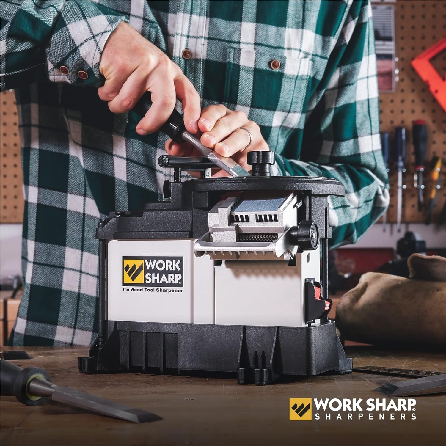 Fine Abrasive Kit for Work Sharp WS3000 Wood Tool Sharpener One Size, Brown
