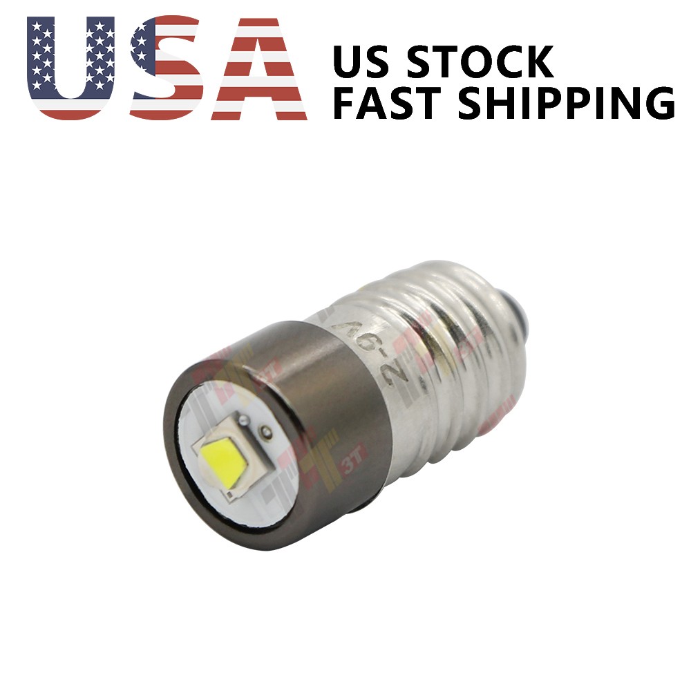 BMW Glove Box Upgrade Flashlight LED Bulb Non-Polarity E10 Screw Base