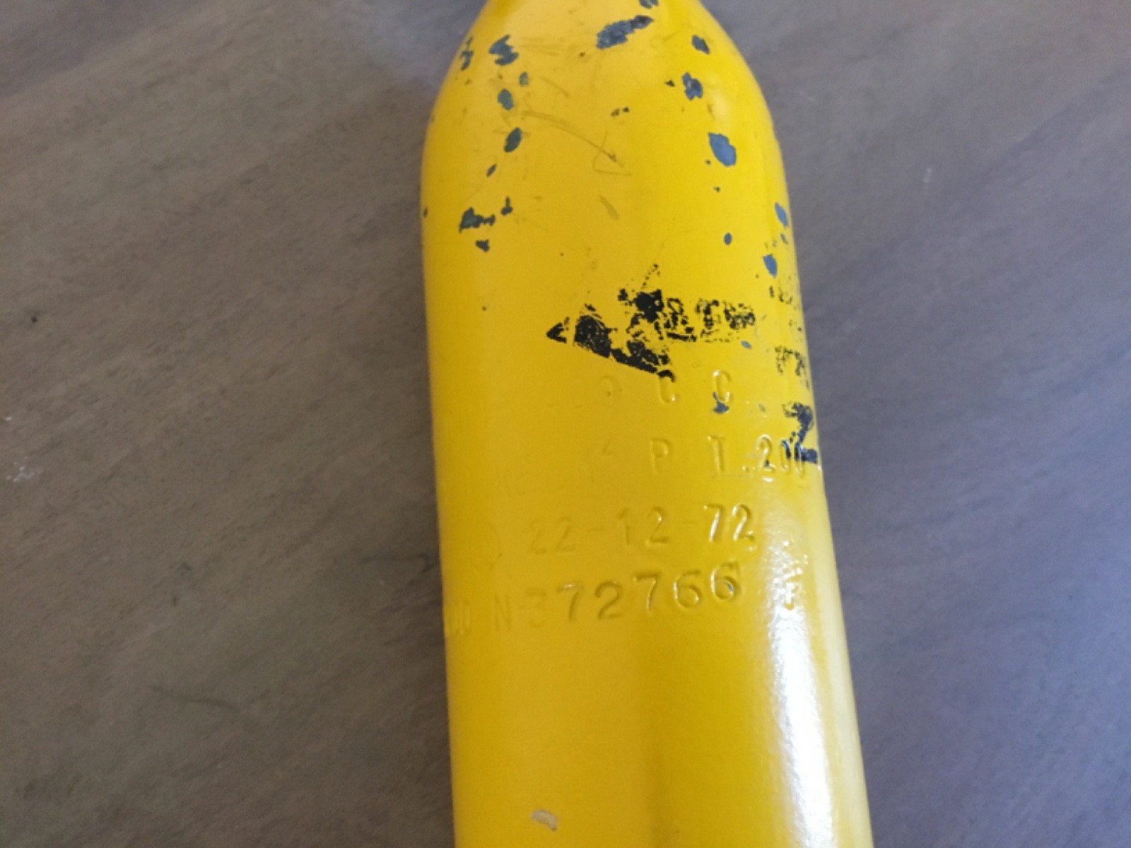 RARE Vintage 1972 NEMROD Pony Bottle Undrilled tank dive Spanish Scuba History