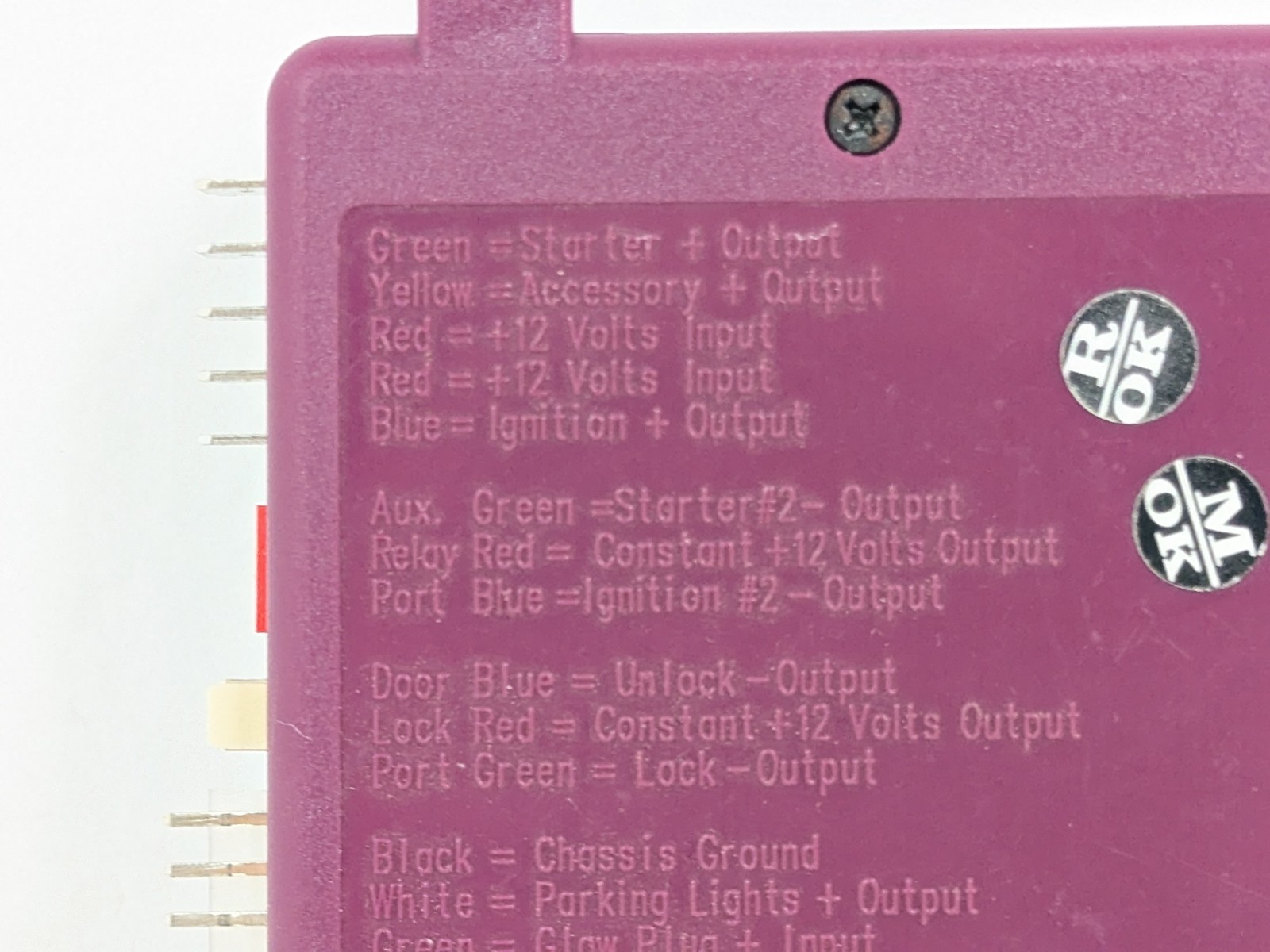 Omega RS-7K2 Keyless Entry and Remote Starter Module Only!