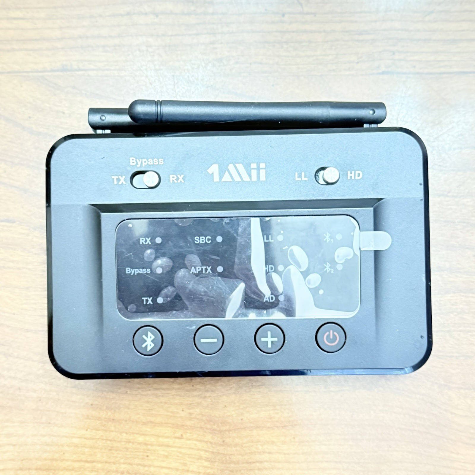 1Mii B03 Black Bluetooth Long Range 2 In 1 Bluetooth Transmitter And Receiver