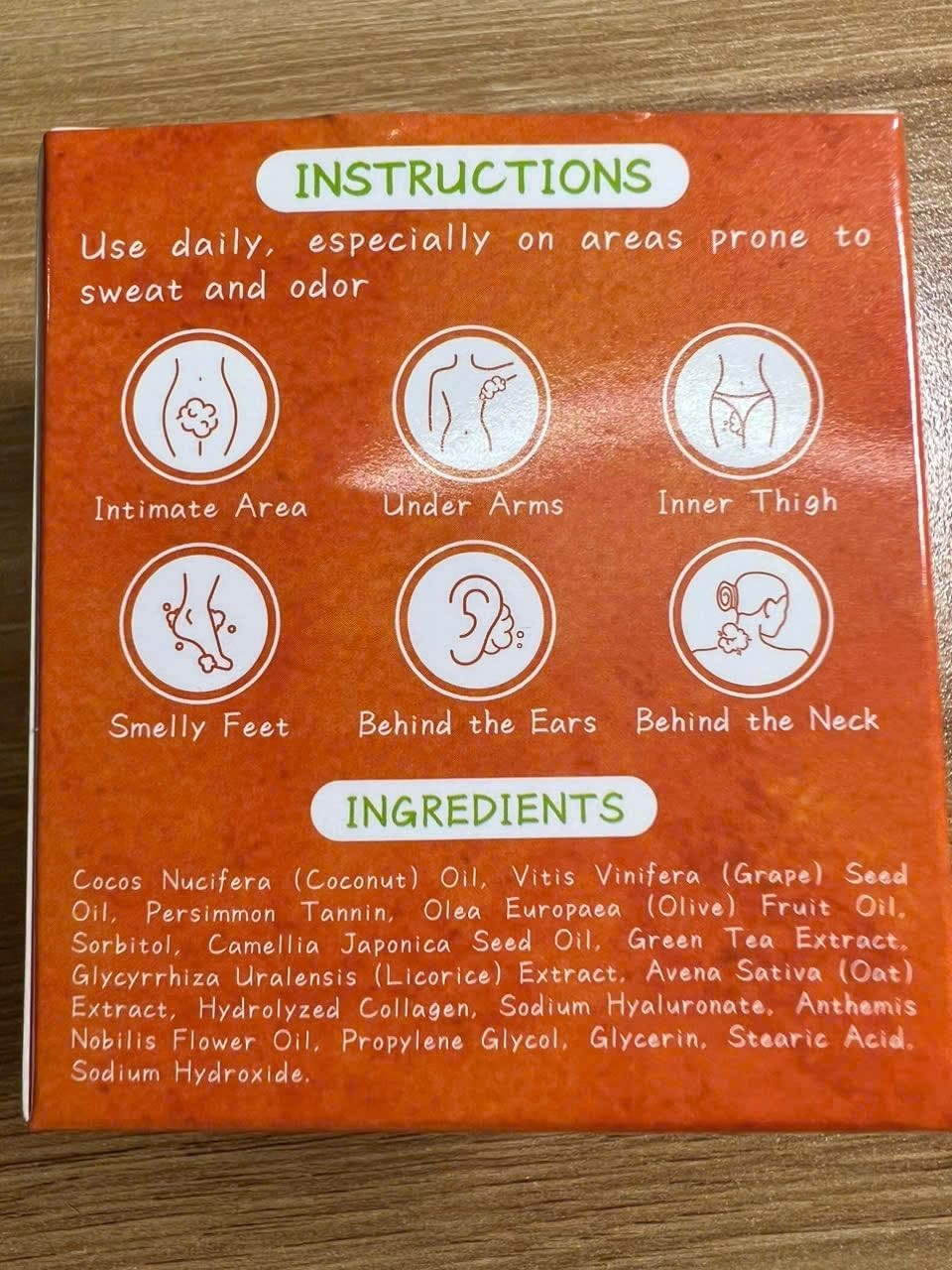 Persimmon Soap Pack 3 For Old People Smell, Odor Control - Japanese Deodorant...