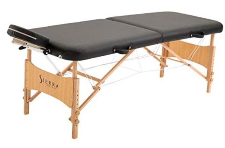 Sierra Comfort Preferred Portable Massage Table (Black), SC-501A