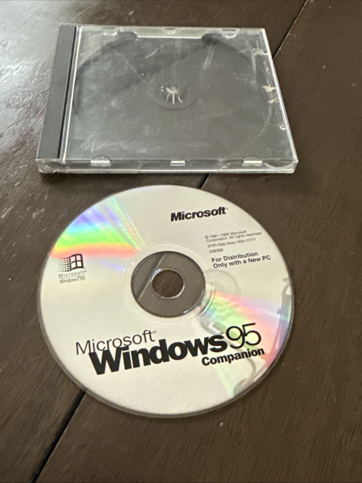 Vintage Microsoft Windows 95 Companion CD-ROM Disc Only