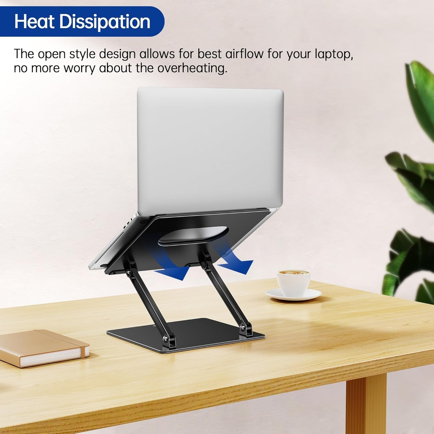 Adjustable Notebook Tablet Stand - Portable Laptop Riser