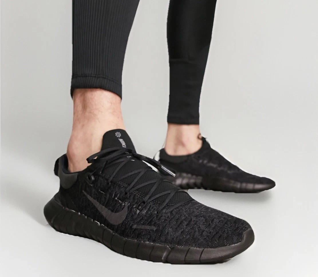 Nike Free RN 5.0 Next Nature Black Running Sneakers CZ1884-004 Mens Size