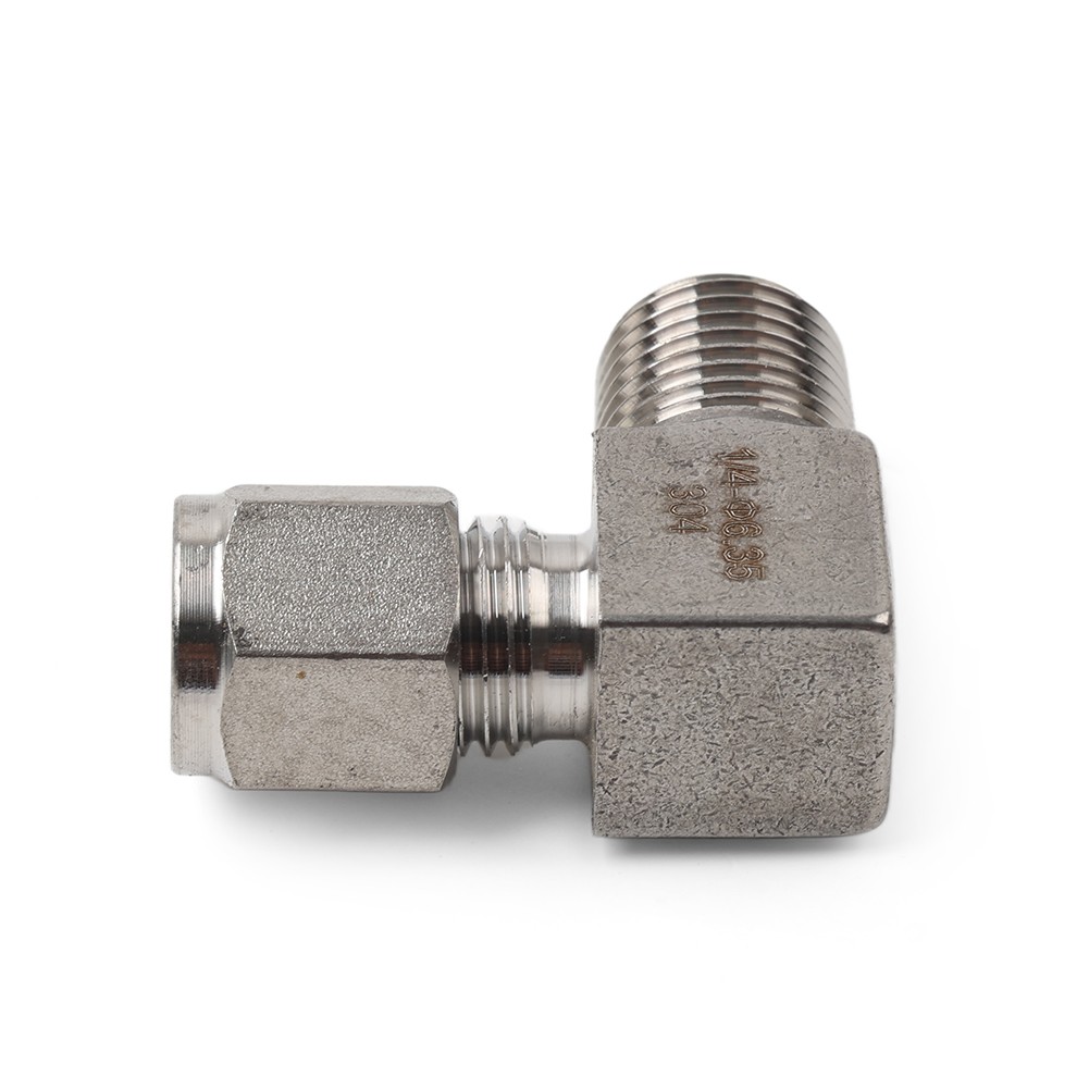 Kompressionsrohrverschraubung 1/4 PT x 1/4" OD Kupplungsadapter 304 Edelstahl