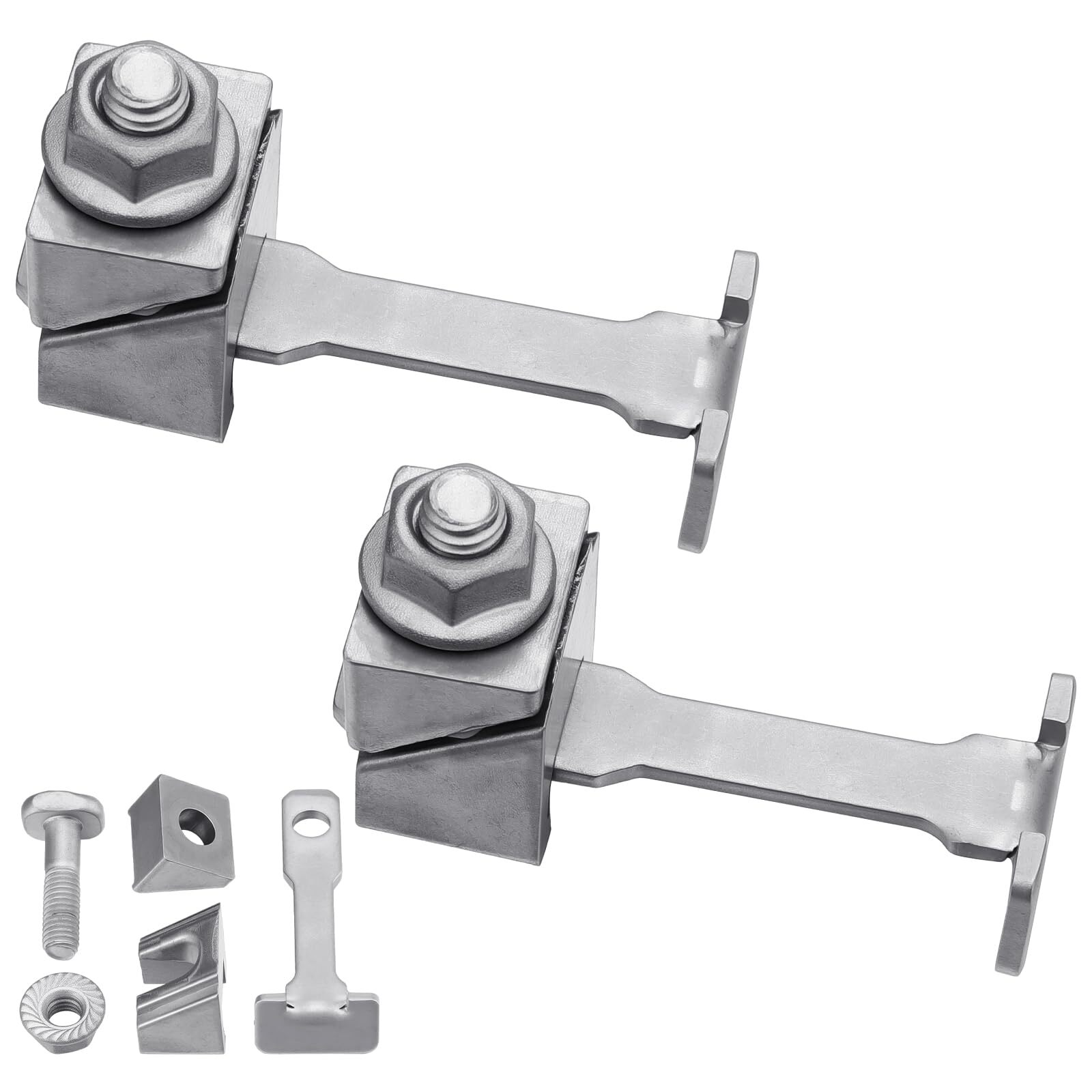2 Pcs Wedge Battery Clamp Positive and Negative Battery Terminal Clamps Wedge...
