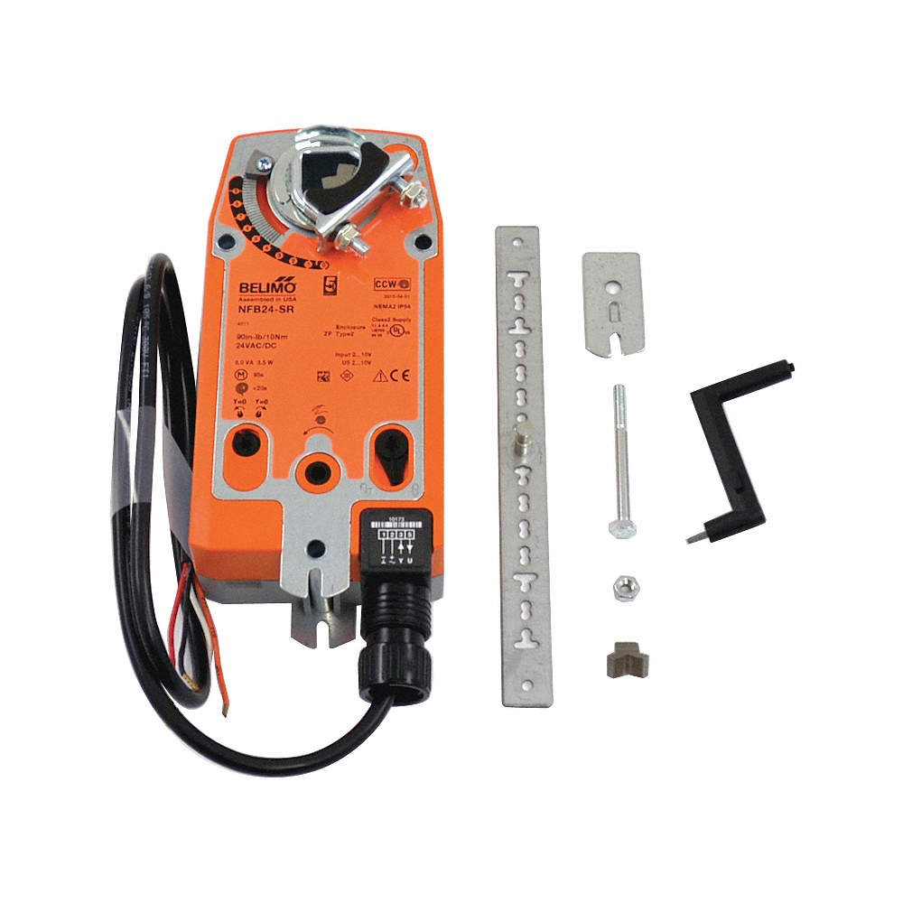 BELIMO NFB24-SR Actuator, Damper, 90 in-lb, 24V AC/DC 40LV94