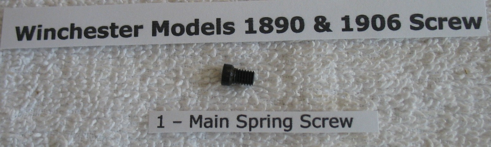 Winchester Model 1890, 1906, 62 & 62A Main Spring Screw - Win Part # 8190
