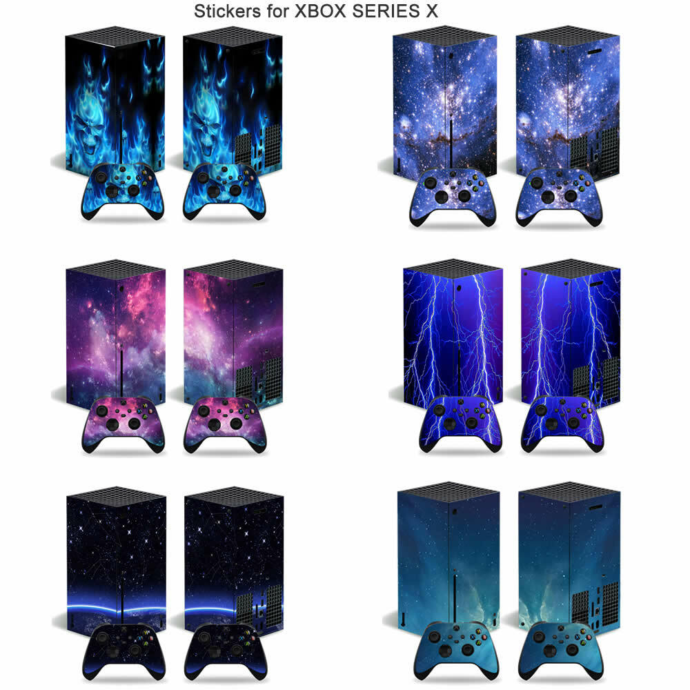 Vinyl Skin Decal Sticker for Xbox Series X Console 拢娄2 Controllers Covers