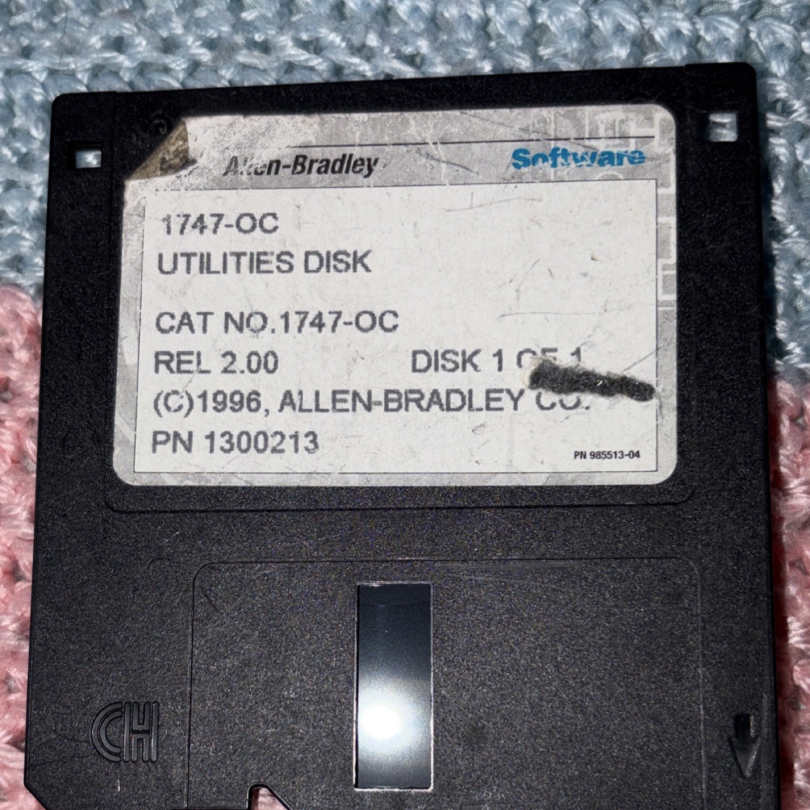 Allen-Bradley 1747-OC Utilities Disk Rel 2.00, MPN 1300213