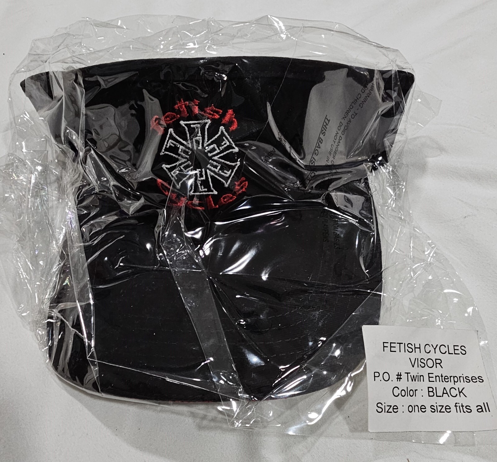Fetish Cycles Bike Riding Visor New