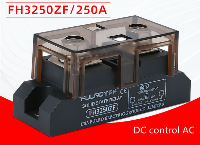 FH3250ZF 250A Industrial Grade Solid State Relay H3250Z DC Control AC