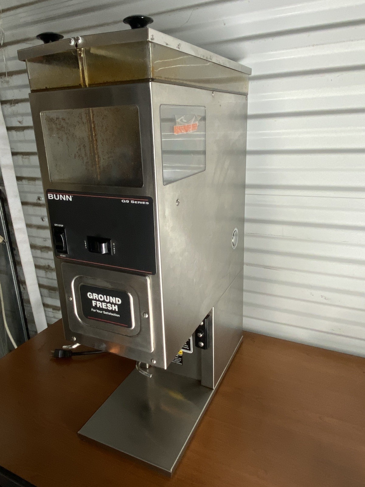 Bunn G9-2T HD Tall Commercial Coffee Grinder Dual Hopper