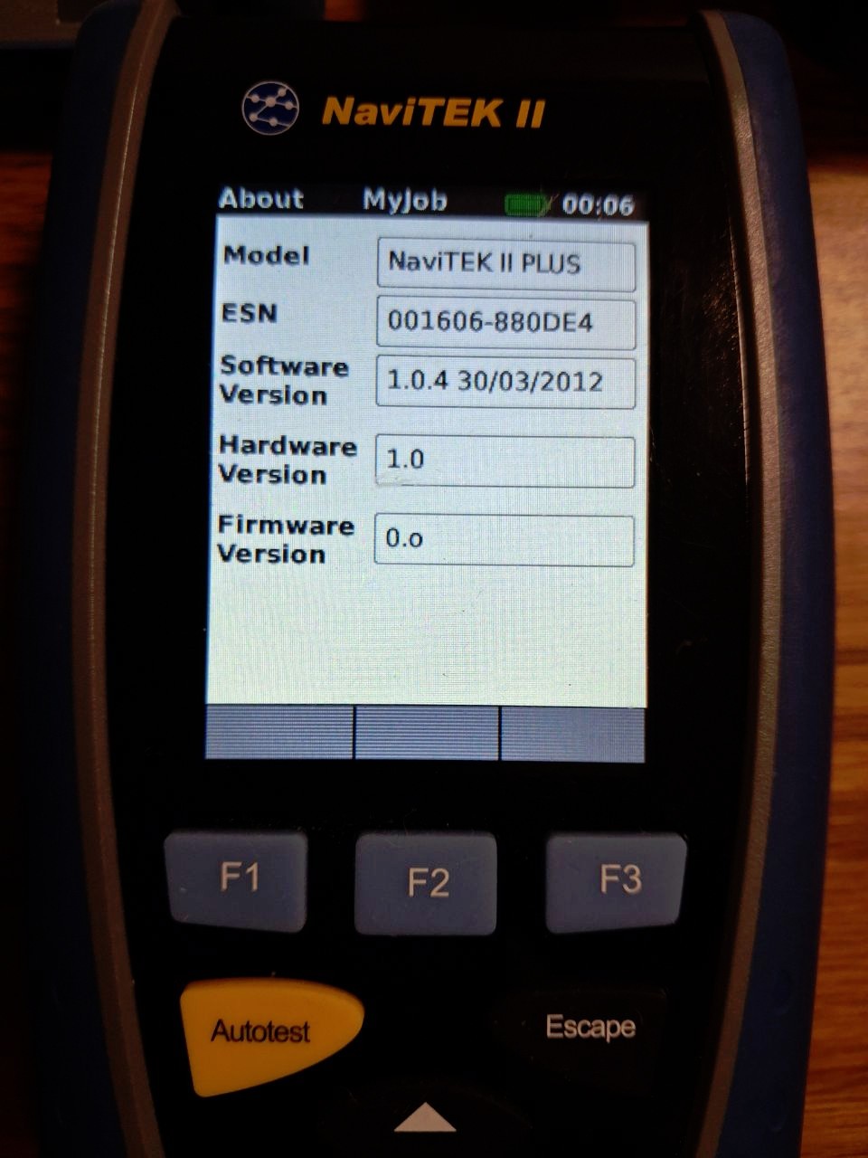 Trend Networks NaviTEK ll PLUS Network Cable Tester Wiremapping Copper/Fibre
