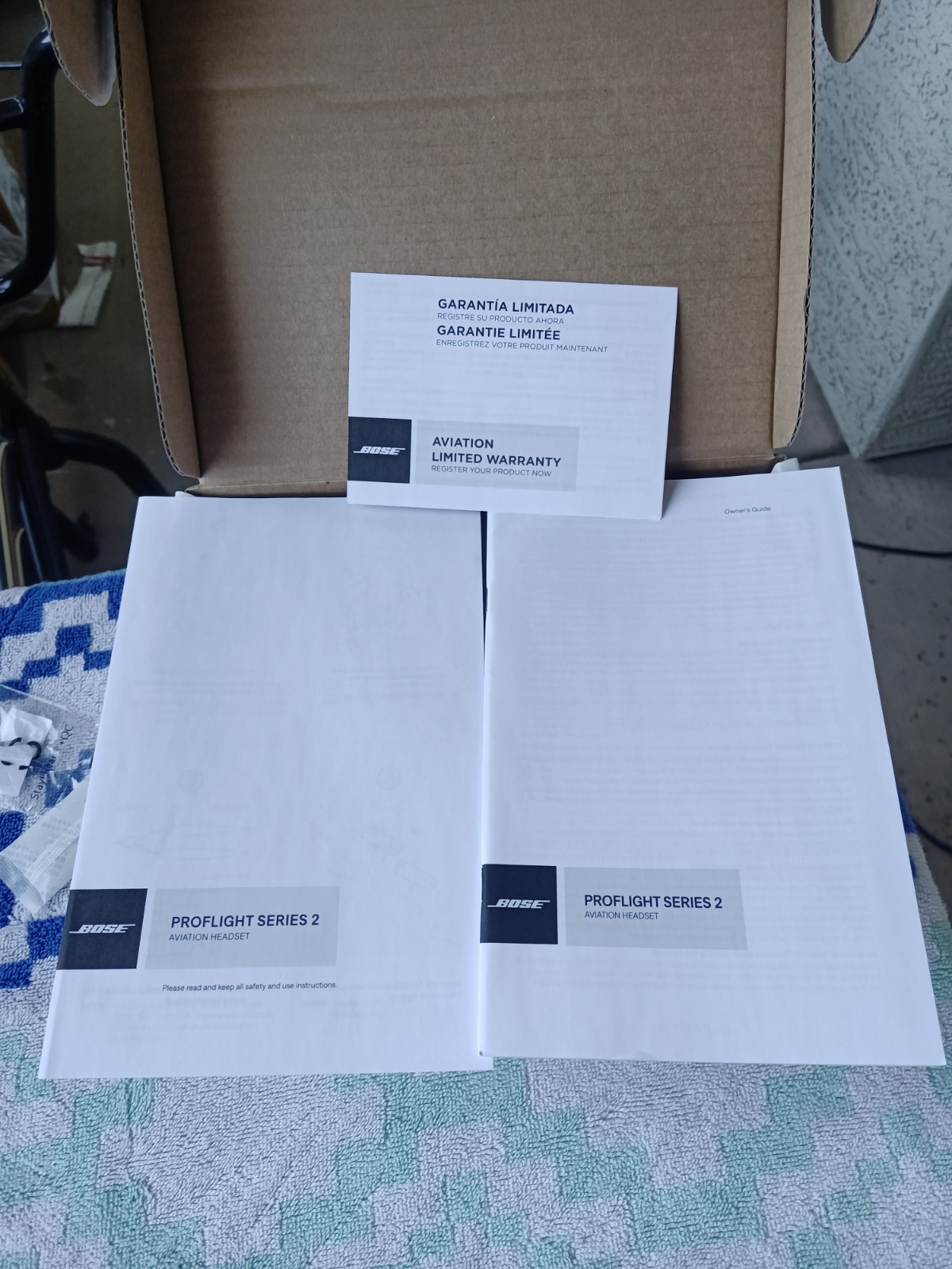 Bose Preflight Series 2 Aviation Headset | With Original Box|instructions