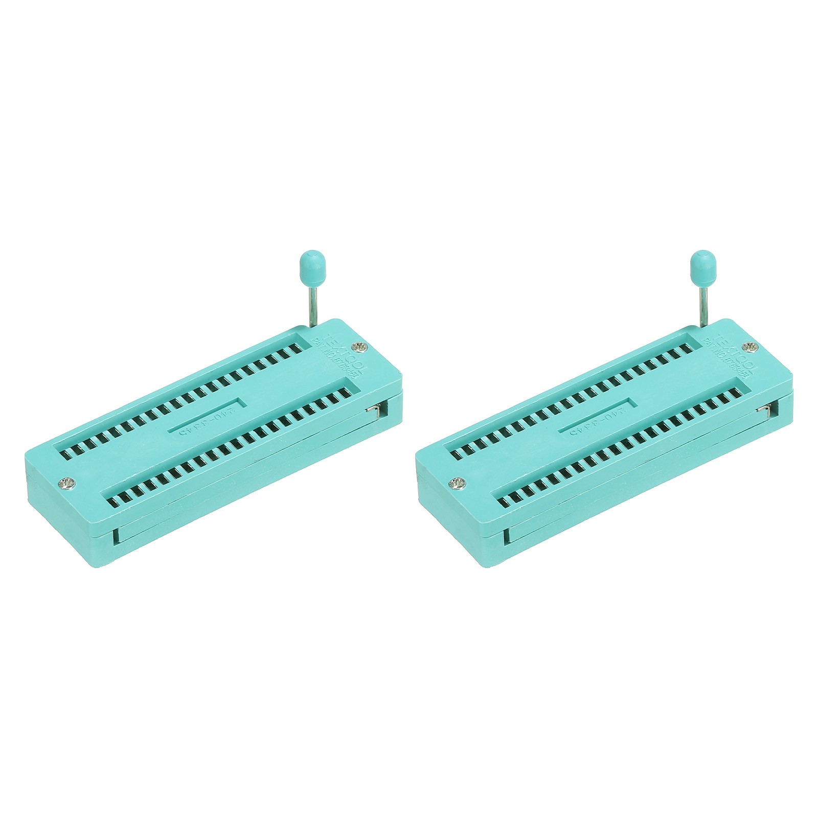 Universal IC Test ZIF Socket 40 Pin 2.54mm Pitch, 2 Pack