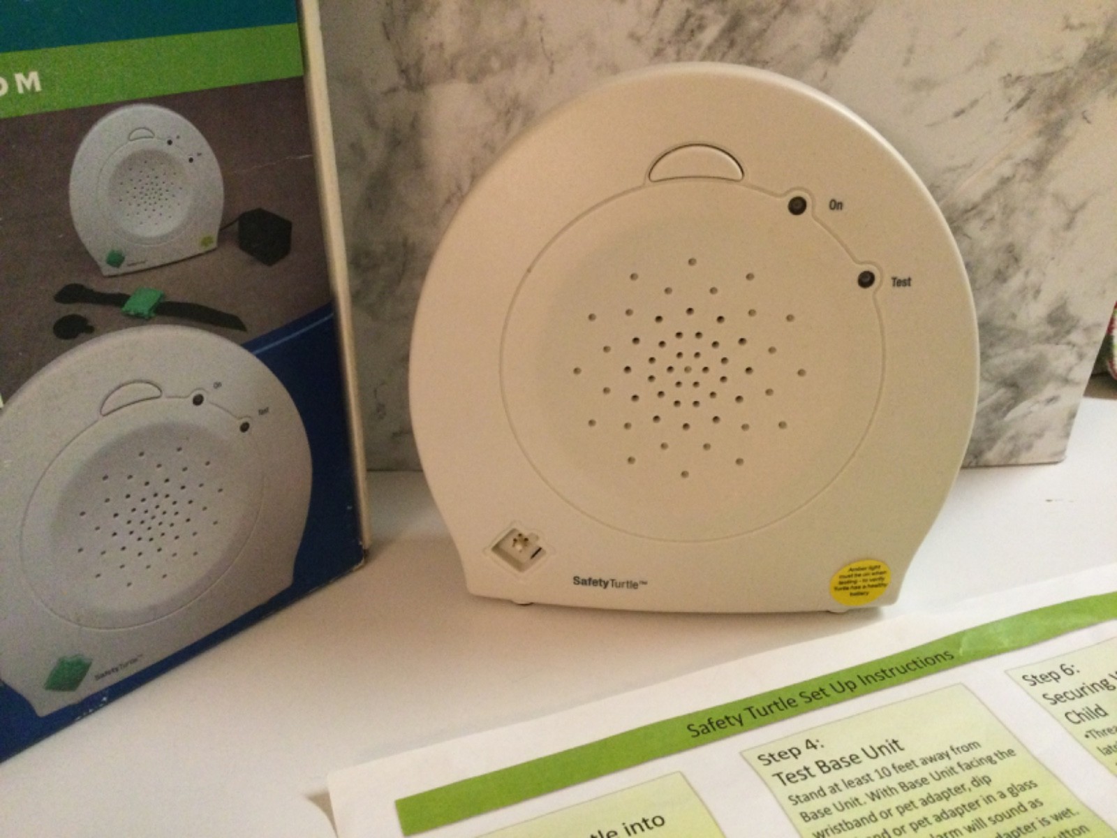 Safety Turtle Base Station Pool Immersion Alarm NO Wristband-All 4 color sensors