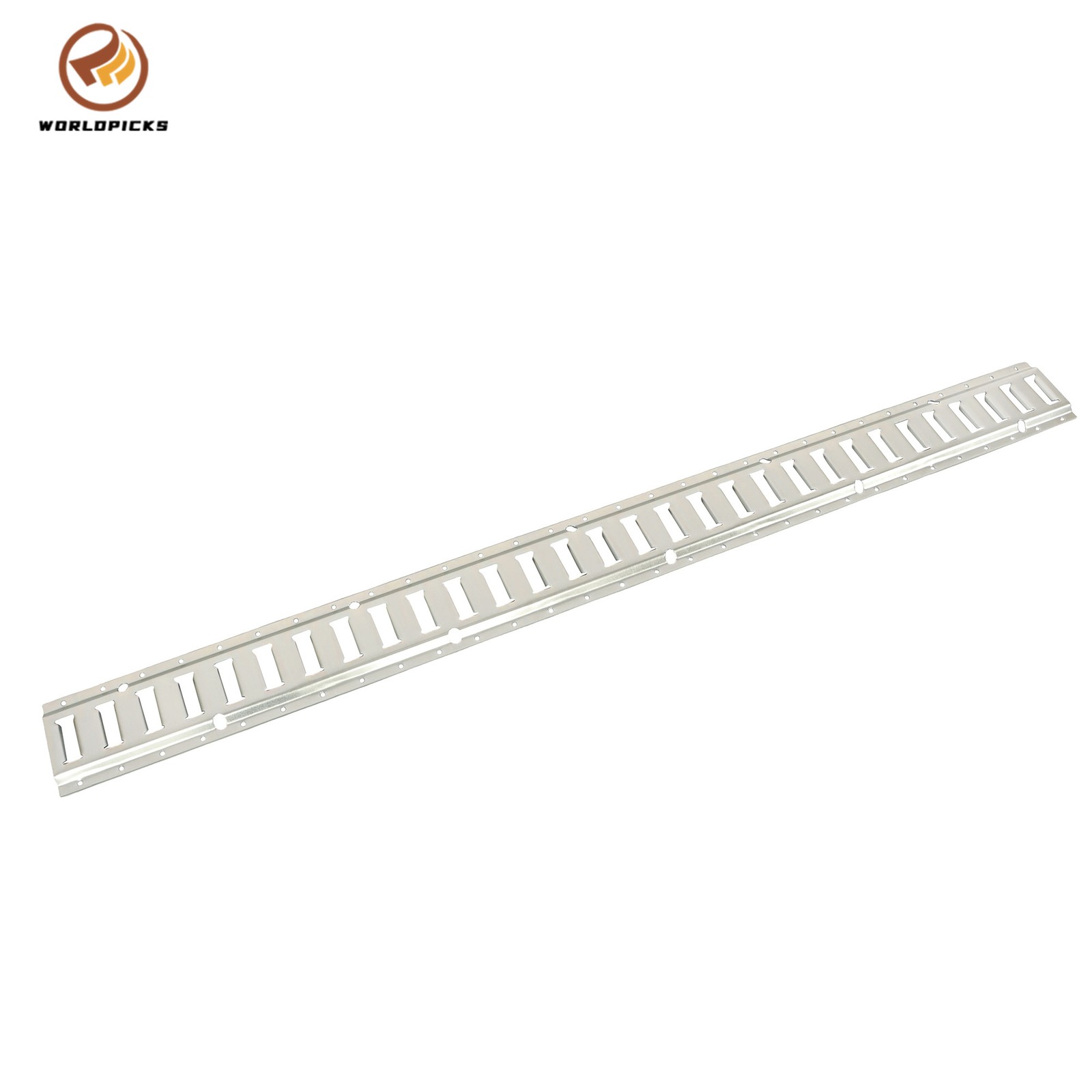 4 Piece 5' Galvanized E Track Rail Set Silver Finish Fit For Trailers Trucks