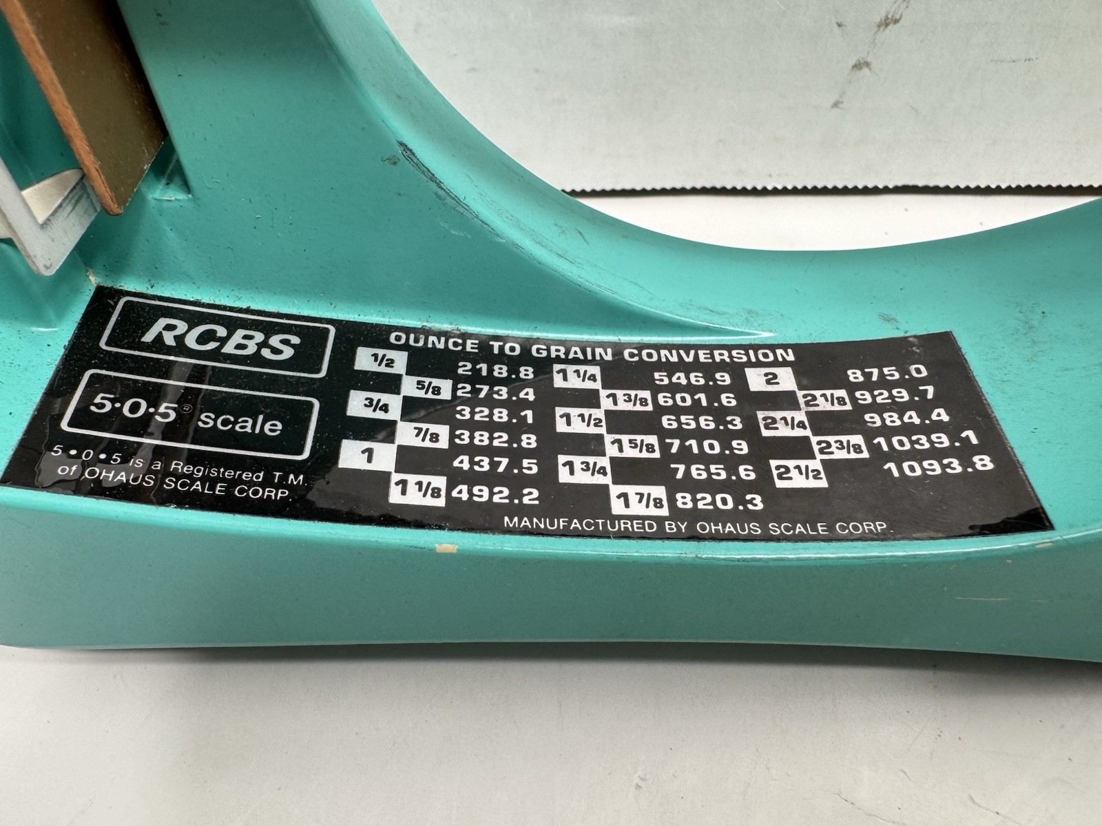 RCBS 5-0-5 Scale Reloading Powder Model 505