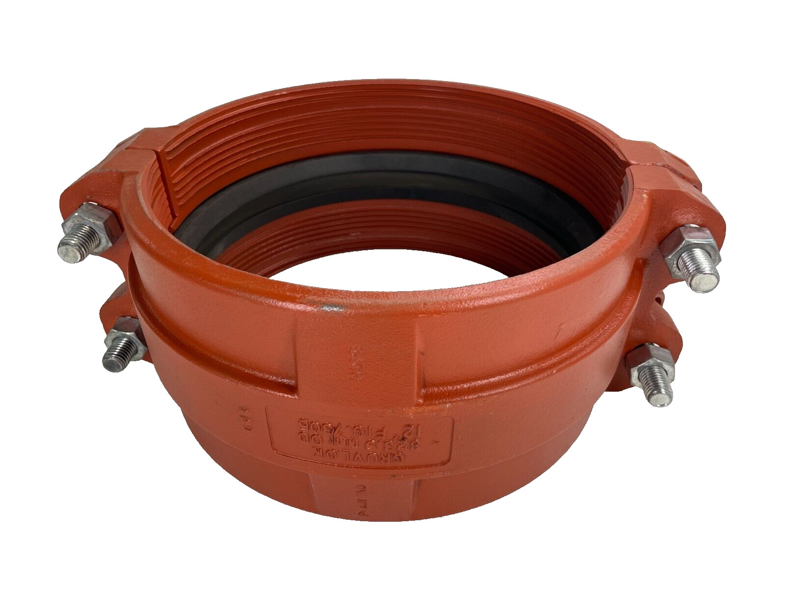 Gruvlok 12" Style 7305 HDPE Plain End Pipe Coupling Complete w/ Bolts & Gasket