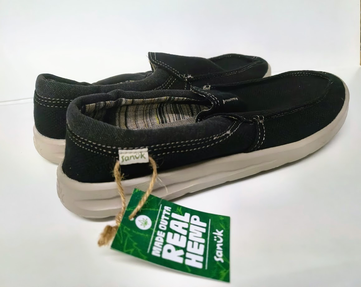 Sanuk Sandals - Hi Bro Lite Hemp Sandal Black - B2H04