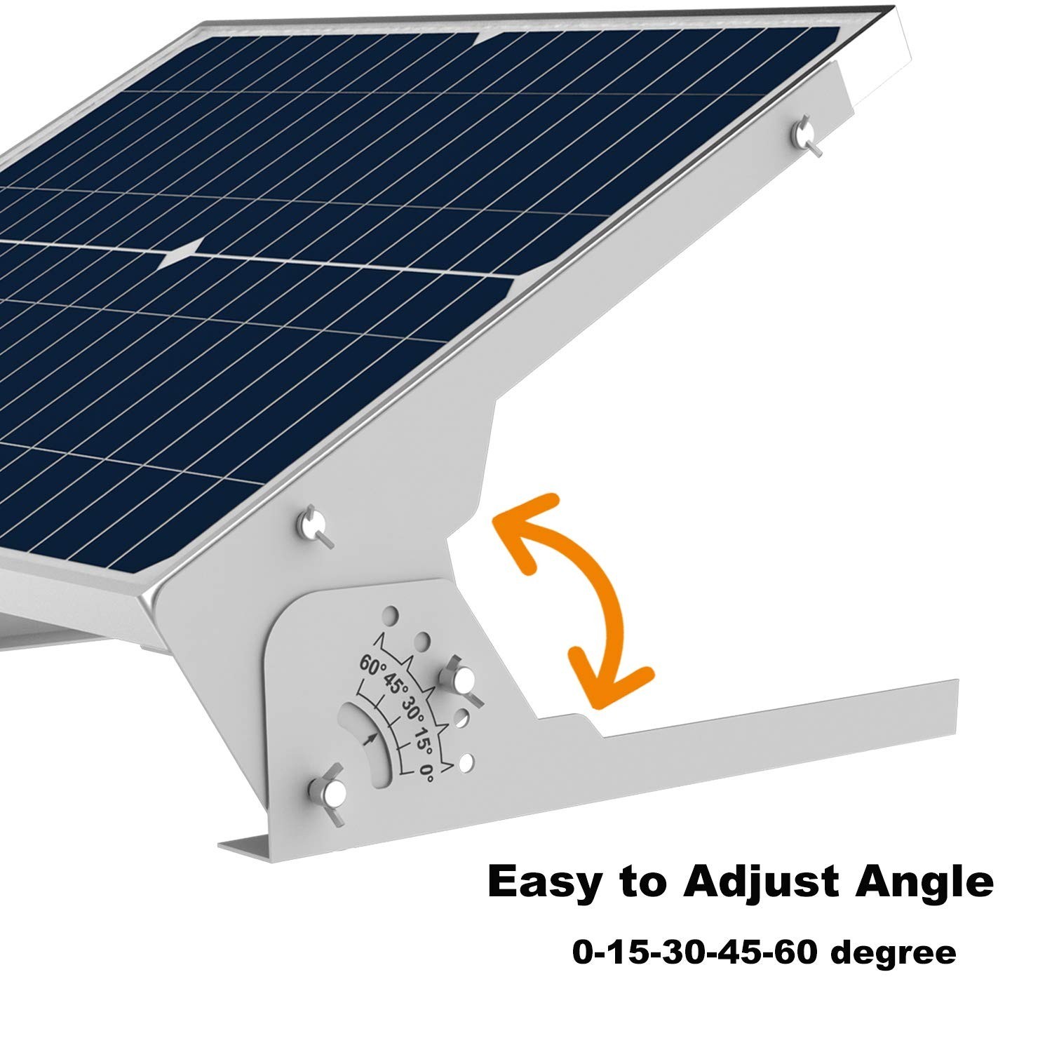 SUNER POWE Adjustable 20W 30W Solar Panel Mount Racks - Folding Mounting Tilt...