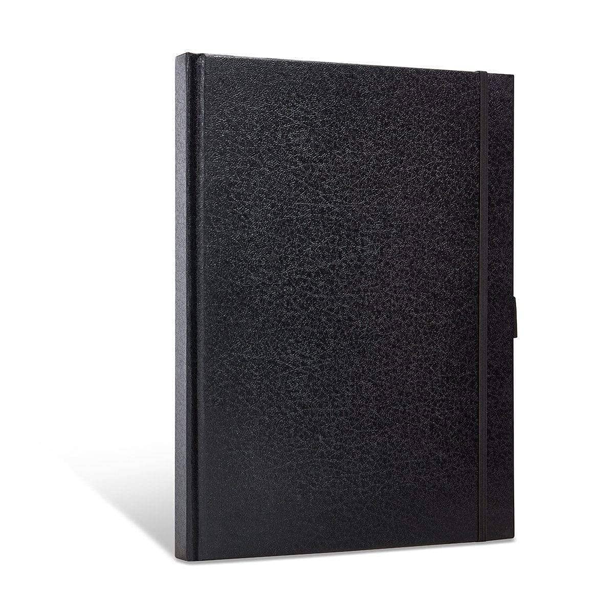 Black Hardcover 8.5" x 11" Sketchbook Journal, Perfect Bound, for Wet & Dry M...