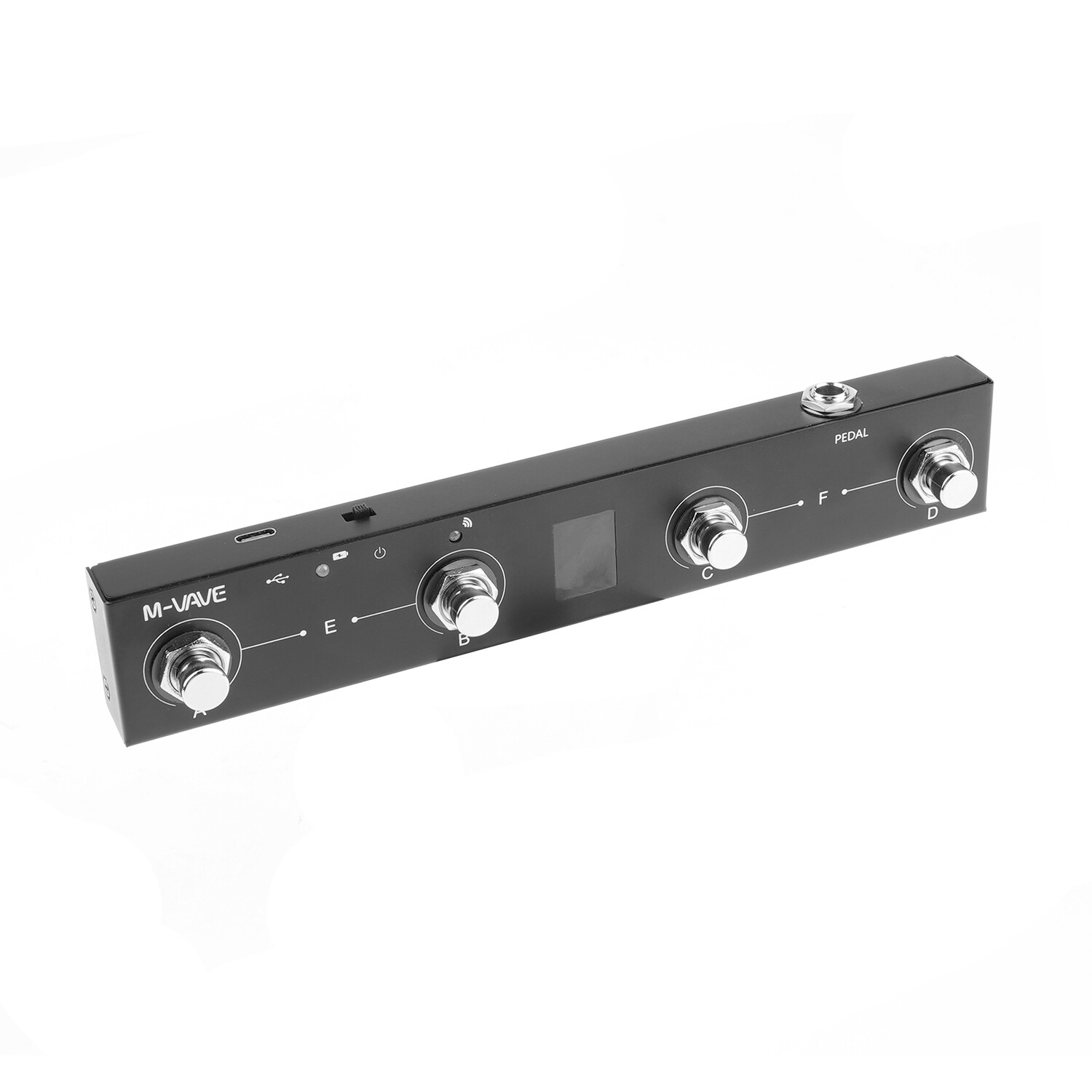 M-VAVE Wireless Bluetooth MIDI Foot Controller 4 Button Switch Rechargeable