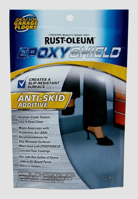 Rust-Oleum EPOXYSHIELD Indoor/Outdoor Clear ANTI-SKID ADDITIVE 3.4 oz 279847 NEW