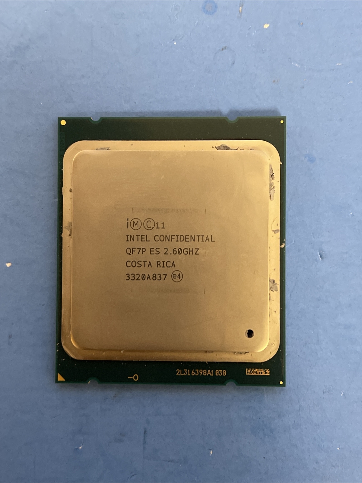 INTEL CONFIDENTIAL  QF7P ES 2.60GHZ  CPU PROCESSOR