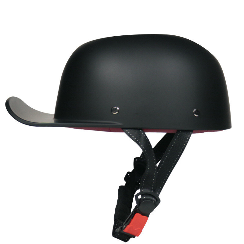 DOT Retro Motorcycle Half Helmet Baseball Cap Helmet Street Scooter Helmet Casco