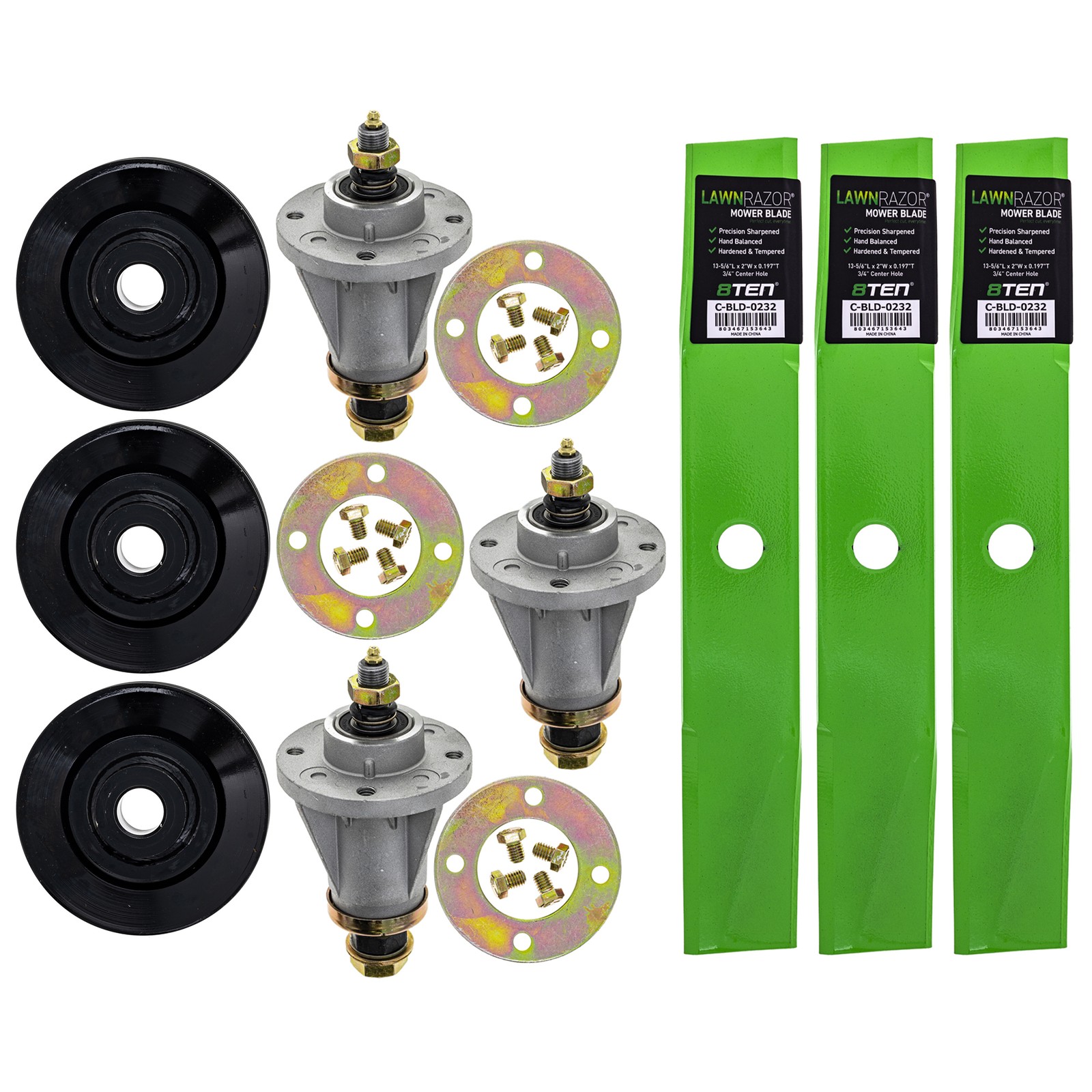 8TEN Blade Spindle Kit for Toro 05-42RK01 05-42XR04 42-Inch 106636 111726 109967