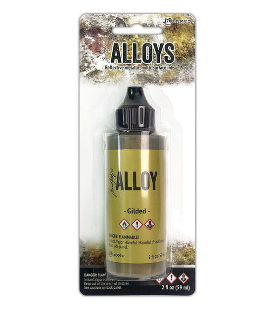 Tim Holtz Alcohol Ink Alloy 2 oz Gilded New