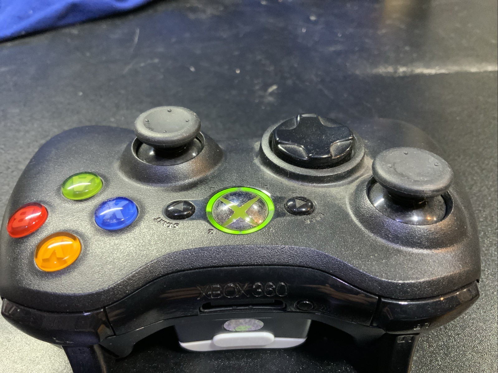 🟩 Xbox 360 Wireless Controller – Original Black Edition 🎮⚡✨