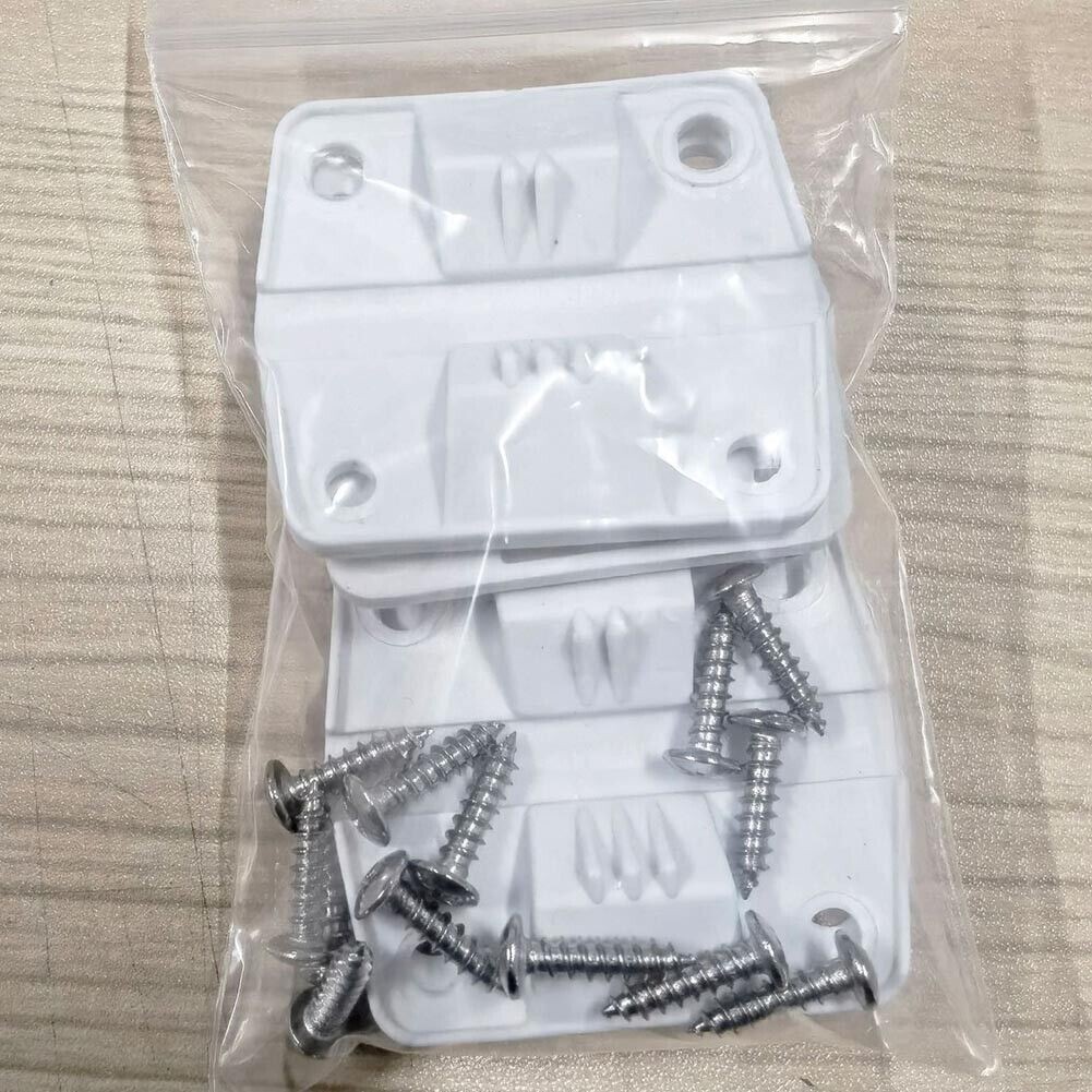 For COLEMAN COOLER PLASTIC HINGE SET REPLACEMENT 2x HINGES 8x SCREWS 5283-1141