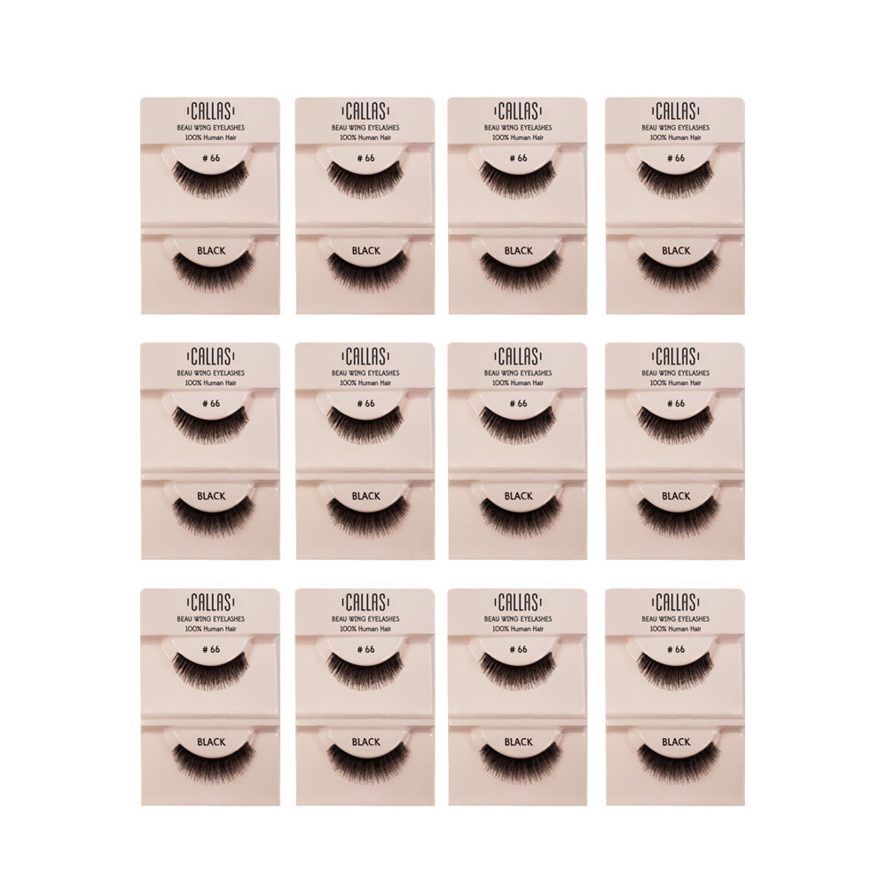 Callas Beau Wing Eyelashes #66 1pair x 12 sets
